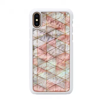 Nutitelefoni ümbris iKins iPhone XS / XS Max teemantvalge kaitseümbris
