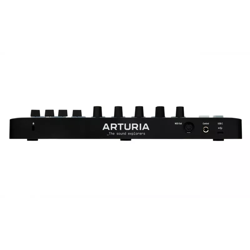 MIDI kontroller ARTURIA MiniLab 3 — 25-klahviga kompaktne USB MIDI klaviatuur koos MIDI Out, mitmevärviliste taustvalgustusega pad'idega