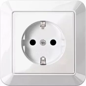 Merten MEG2300-1019 pistikupesa CEE 7/3 valge (MEG2300-1019)