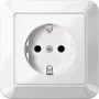 Merten MEG2300-1019 pistikupesa CEE 7/3 valge (MEG2300-1019)