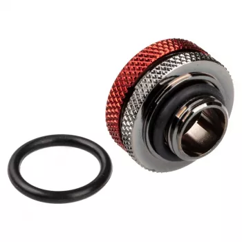BitsPower Multi-Link adapter, sirge G1/4 inch isane 16 mm AD jäigale torule, läikiv must