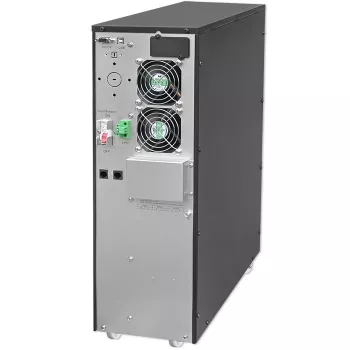 Qoltec 52284 Katkematu toiteallikas UPS | 10kVA | 10000W | Võimsustegur 1.0 | LCD | EPO | USB | Online