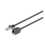 Microconnect STP601SEXT võrgukaabel Must 1 m Cat6 F/UTP (FTP)