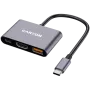 Canyon DS-4 USB USB-C jaotur 10000 Mbit/s HDMI USB 3.2 Gen 2