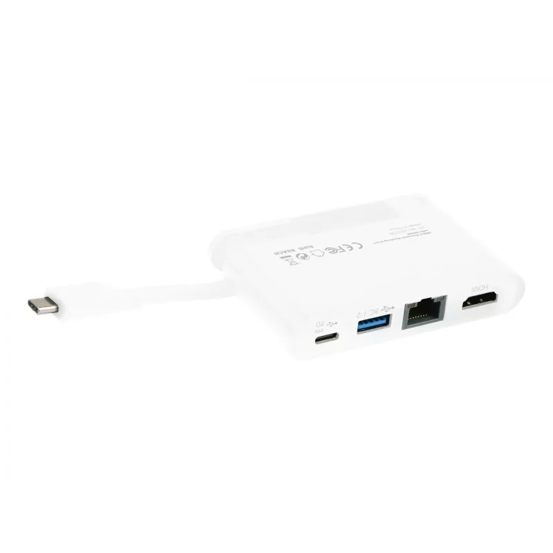 DICOTA USB-C kaasaskantav dokkimisjaam 4-in-1 HDMI-ga - dokkimisjaam - USB-C - HDMI (D31730)