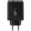 Wentronic 61673 laadija mobiilseadmetele universaalne must vahelduvvool kiirlaadimine siseruumides (61673)