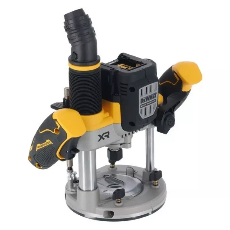 Põrandafrees DeWalt DCW620NT-XJ, akuga, harjadeta, 18V, 1600W väljund, 11–23k p/min, 12,7 mm padrun, tolmutoru, LED, 3,6 kg, karp