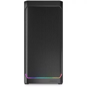 PC-korpus Sharkoon AK4W RGB Strip Midi Tower must