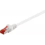 Wentronic Goobay patch-kaabel RJ45 S/FTP Cat6 1.00m Valge PIMF (80278)