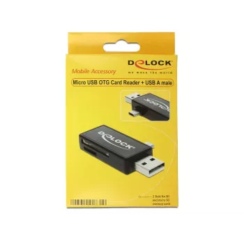 Kaardilugeja DeLOCK 91731 USB 2.0 Must