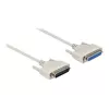 Jadakaabel DeLOCK 86907 beež 0,5 m D-Sub 25 Pin