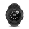Nutikell GARMIN Instinct 3 45mm Solar Tactical Edition Must — 45mm, päikeseenergial laadimine, GPS, pulsikell