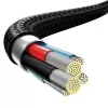 Baseus Rapid 3-in-1 USB-kaabel 1,5 m USB A USB C/Micro USB A/Lightning Must