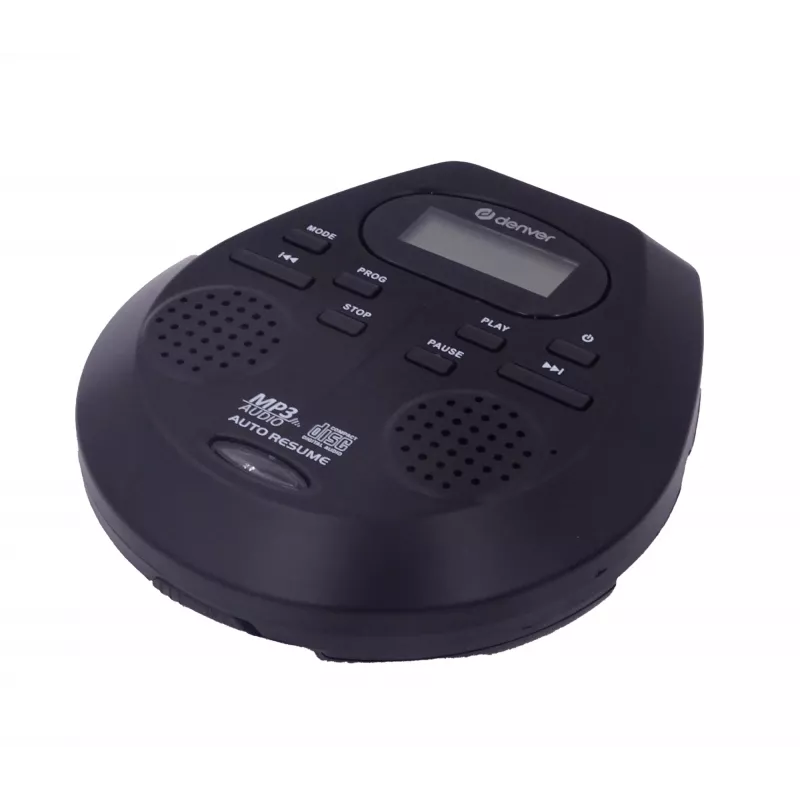 Kaasaskantav CD-mängija Denver DMP-395B must MP3-esitus LCD-ekraan