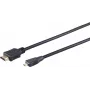 HDMI-kaabel S/CONN Micro-HDMI 1m