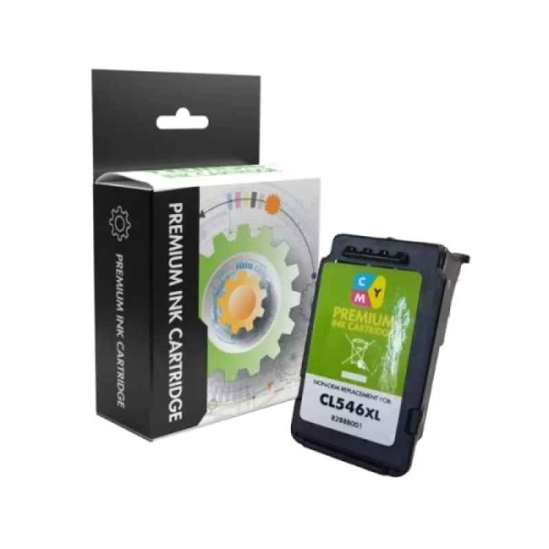 Ühilduv Static Control Canon CL-546XL tindikassett, CMY