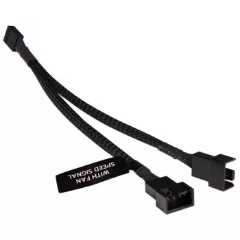 RGB jaoturkaabel Alphacool 18676 Must Plastik 150 mm