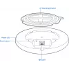 Traadita pääsupunkt Teltonika TAP400 Wi‑Fi 6, 2,4/5 GHz, 3000 Mbit/s, PoE, 1x LAN, 3 antenni, valge