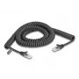 DeLOCK RJ45 spiraalkaabel isane-isane Cat.5e 3 m must