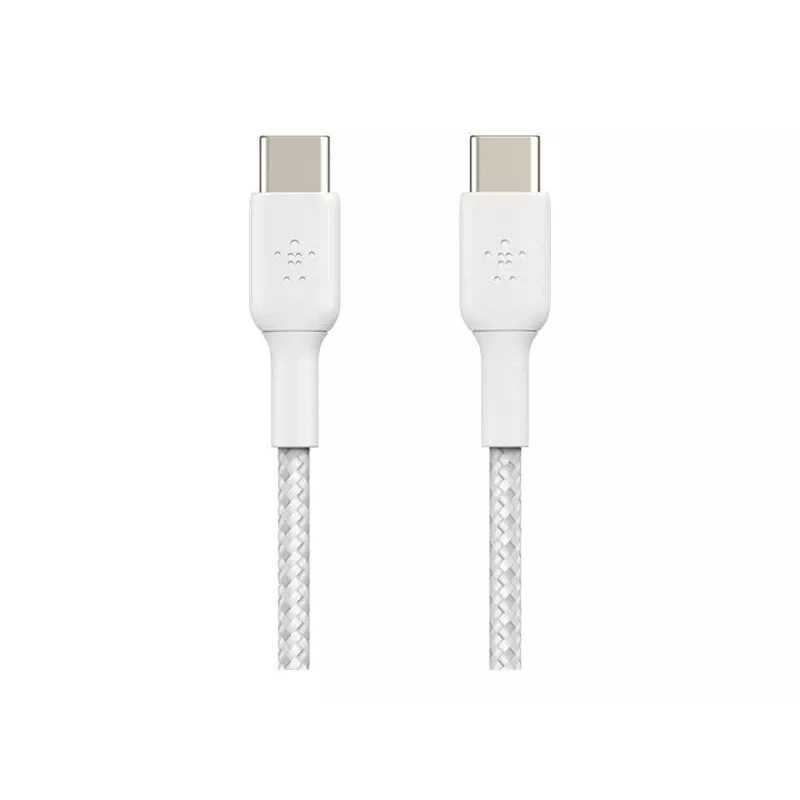 Belkin BOOST CHARGE - USB-kaabel - 24 kontaktiga USB-C (M) 24 kontaktiga USB-C (M) - USB 2.0 - 2 m - Valge