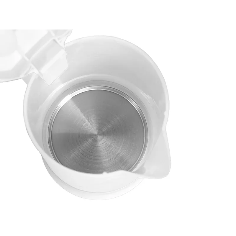 Elektriline veekeetja LAFE LAFCZA45865, roostevaba teras, 0,6 L, 600 W, helehall, hingedega lukustatav kaas