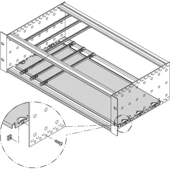 SCHROFF kinnitusplaat Standard – kinnitusplaat 160T 28TE (34562745)