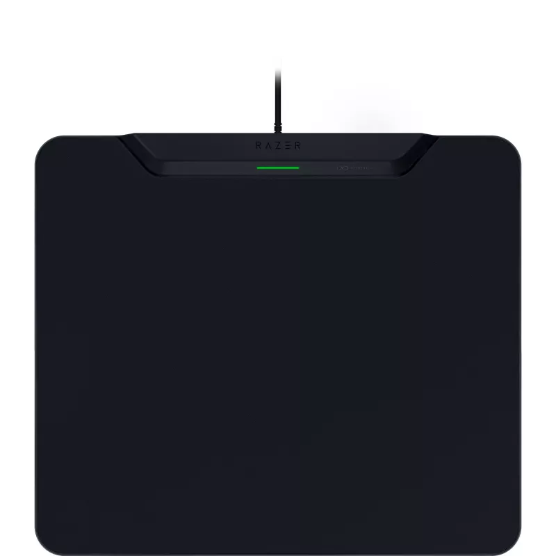 Razer | Juhtmevaba laadimisega mänguhiirematt ja pukk, kõva versioon | HyperFlux V2 juhtmevaba laadimissüsteem | Mänguhiirematt | 360 x 311 mm | Must