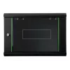 DIGITUS Dynamic Basic DN-19 16-U-EC-SW - kapp - võrguriiul - sobib seinapaigalduseks - must, RAL 9005 - 12U - 48.3 cm (19)