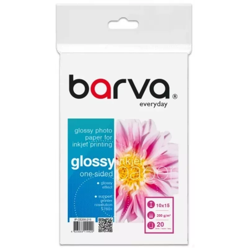 Fotopaber Barva (IP-CE200-215) Everyday Glossy 200 g/m², 10x15 cm, 20 lehte