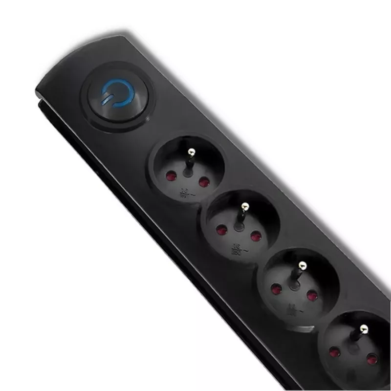 Liigpingekaitse Qoltec 50269 Must 5 pistikupesa 230V