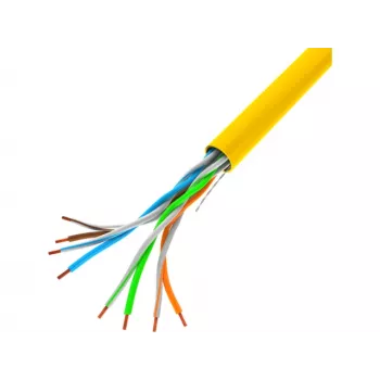 LANBERG võrgukaabel LCU5-10CC-0305-Y U/UTP Cat5e 305 m, 24 AWG CCA, kollane