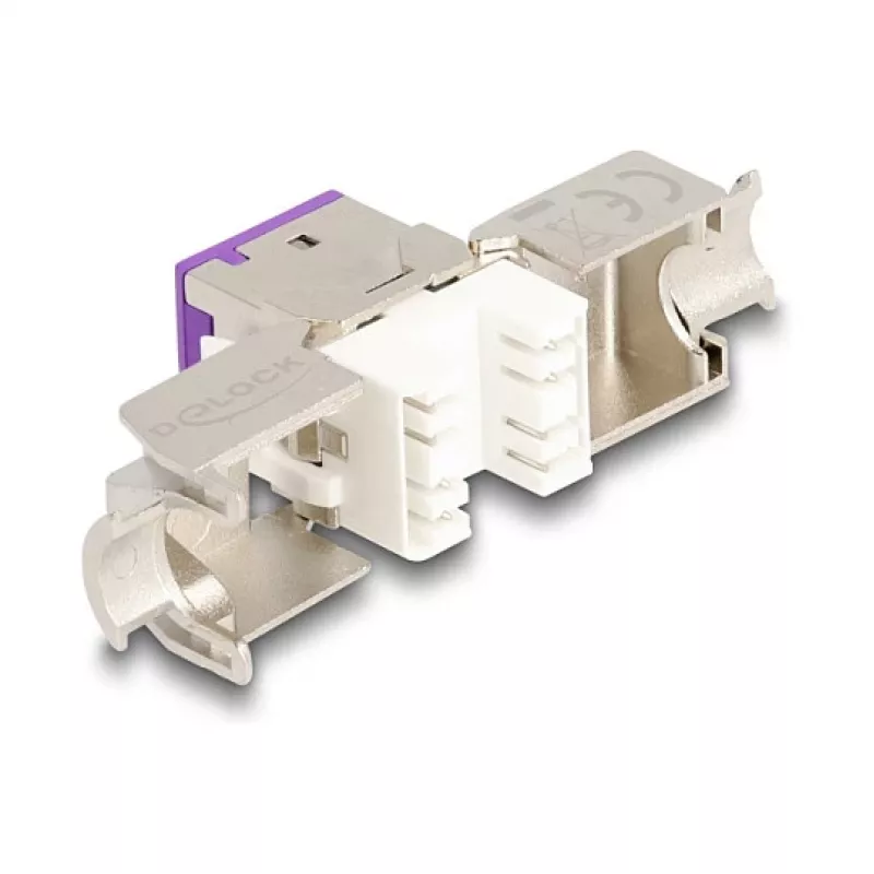 DeLOCK keystone moodul 88121 lame Lilla RJ-45 10 tk