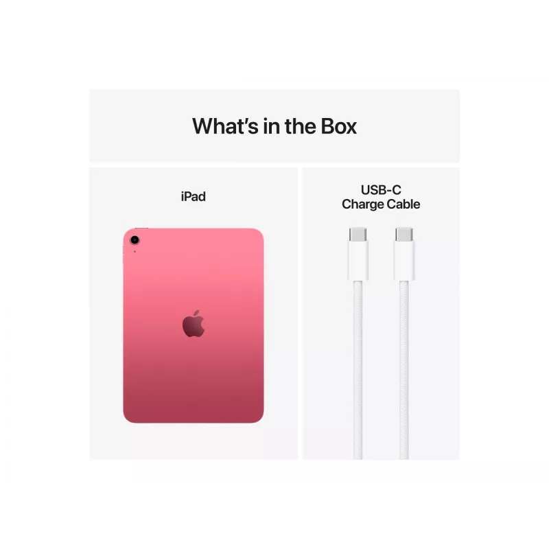 Tahvelarvuti Apple iPad 11 tolli 128 GB, A16 kiip, iPadOS 18, Roosa, IPS 2360x1640, USB-C