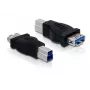 USB-adapter DeLOCK USB 3.0-B M USB 3.0-A FM-le 65179