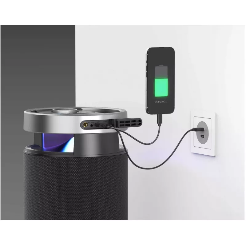 Kaasaskantav Bluetooth-kõlar SENCOR Resonex Lounge 130 W, IPX7 veekindlus, TWS, LED-valgustus