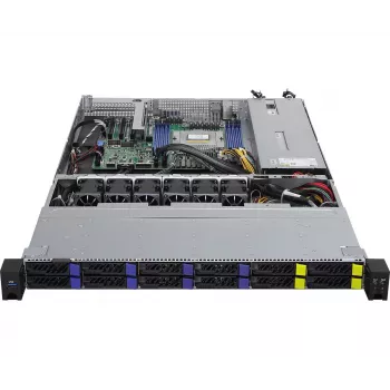 ASRock 1U8S4E-GENOA/2T serveri barebone SoC pesa SP5 (LGA 6096) riiulile paigaldatav (1U)