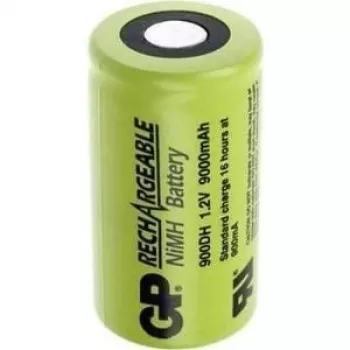 Taaslaetav NiMH D-suurusega aku GP 900DH 1,2 V 900 mAh