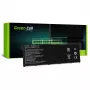Aku roheline Cell AC52 Acer Aspire E11 ES1-111M ES1-131 E15 ES1-512 Chromebook CB3-111 CB5-311, 11,4V 2200mAh Li-Ion, 3 elementi, must