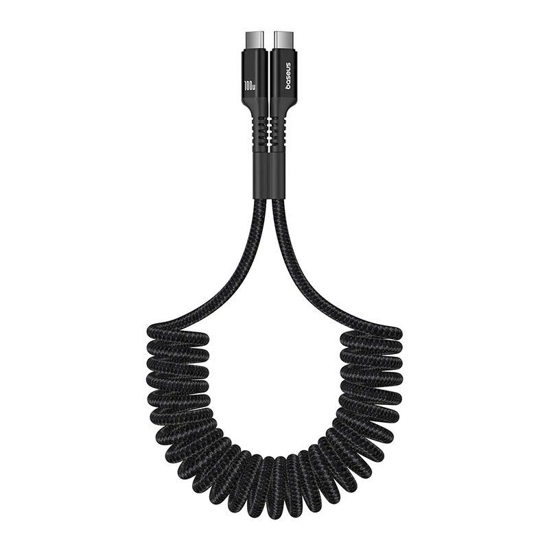 Baseus Fish-Eye USB C USB C kiirlaadimiskaabel 1 m 100 W must