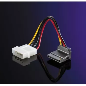 ROLINE adapterkaabel 4 kontaktiga HDD / SATA, nurga all (11.03.1061)