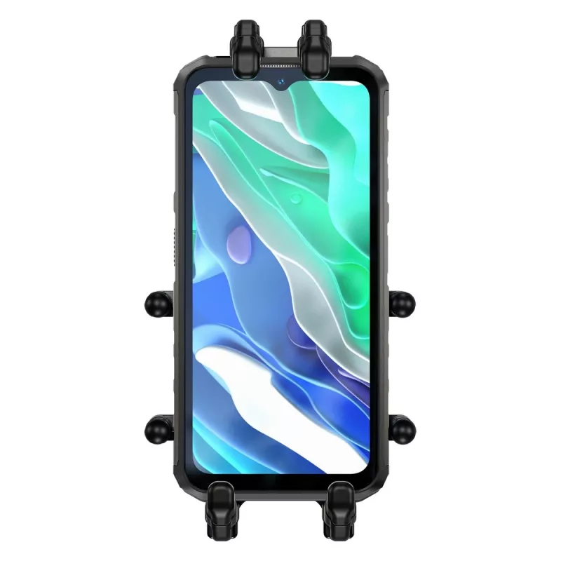 Passiivne hoidik UleFone Armor Mount Pro mobiiltelefonidele — kronsteinikinnitus, jalgrattale ja motorollerile, must