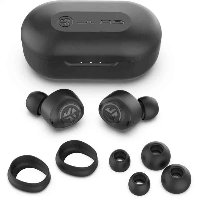 JLab JBuds Air True Headphones Wireless In-Ear USB Type-A Bluetooth Must (IEUEBJBUDSAIRRBLK82)