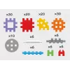 Mini Waffle ehitusklotsid 140 tk konstruktoris MARIOINEX 902363
