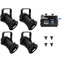 PAR-16 Spot Set EUROLITE dim2warm EDX-4 DMX RDM LED dimmerpack (mudel 20000694)