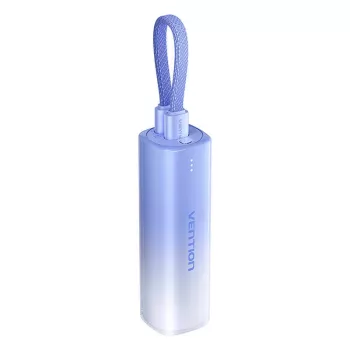 Kaasaskantav akupank Vention FHWL0 5000 mAh, sinine, 1x USB USB-C, LED-indikaatorid