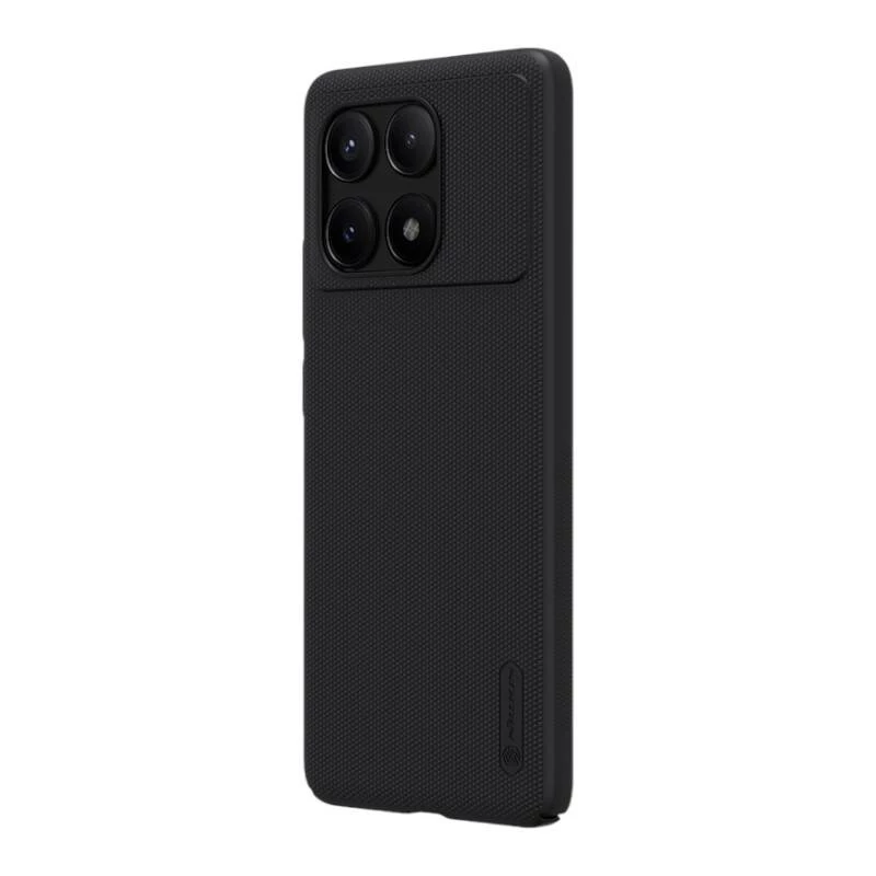 Kaitsev telefoniümbris Nillkin Super Frosted Shield Pro Xiaomi Redmi K70E / Poco X6 Pro 5G jaoks — must, kõva matt libisemiskindel