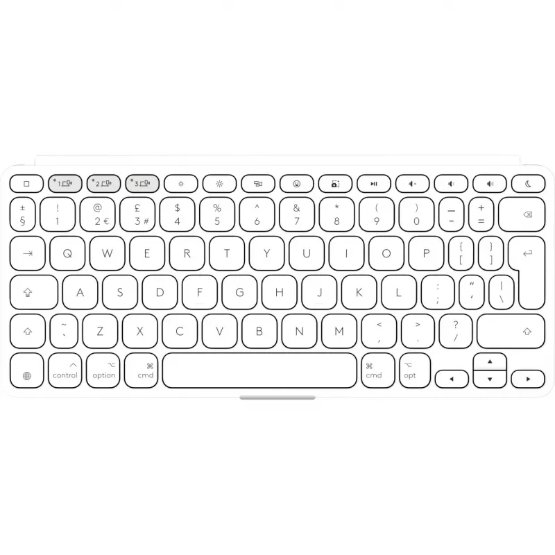 Logitech Keys-To-Go 2 klaviatuur universaalne Bluetooth QWERTY US International valge