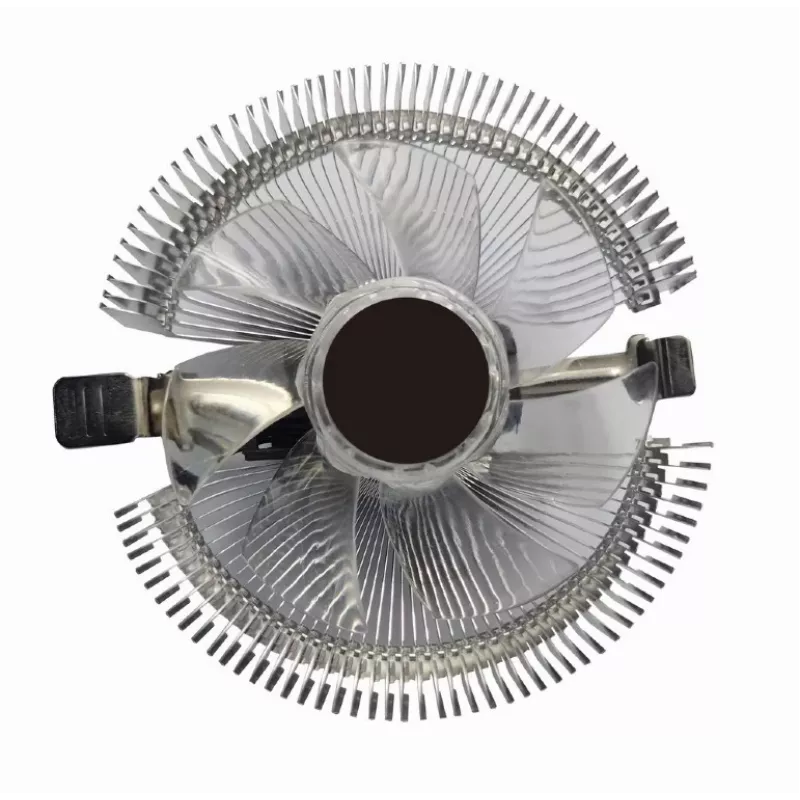 Õhujahuti Gembird CPU-HURACAN-X40 — 90 mm ventilaator, 800–1600 RPM, LGA 775 tugi, läbipaistev