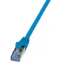 Võrgukaabel LogiLink 1m RJ-45 Cat6a Sinine