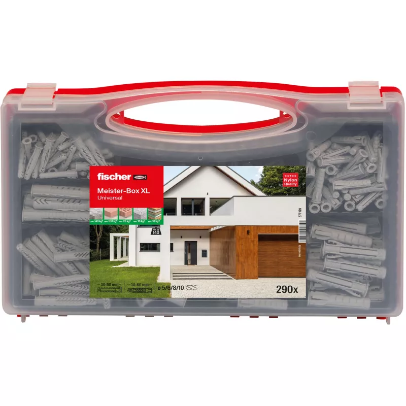 fischer 577159 Meister-Box XL tüüblikomplekti karp 290 tk (577159)